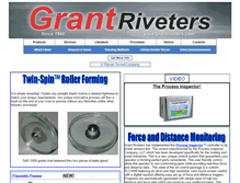 Tablet Screenshot of grantriveters.com